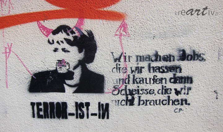 Ist Terror in? Dresden Deutschland 2014.