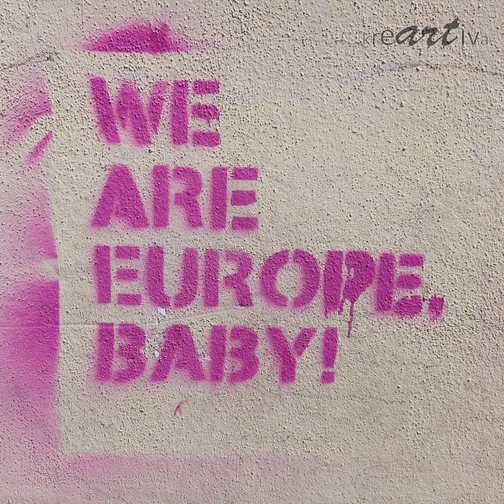 We are Europe, baby! Dresden Deutschland 2014.