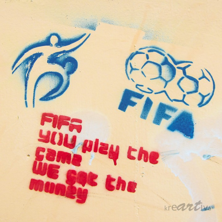 FIFA – You play the game we get the money, 2013 Erlangen Deutschland.