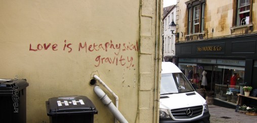 Love is Metaphysical gravity. Frome UK 2015
